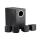 BGM 4.1 Indoor Outdoor 6.5-Inch sub with 4 x 2.5-Inch Satellites, 70V and 8-ohm incl Mounting Hardware (No Logo)