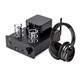 Stereo Tube Headphone Amp with USB DAC and Noise Cancelling Headphones