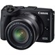 Canon EOS M3 9694B011 Black Mirrorless Digital Camera with 18-55mm Lens
