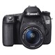 Canon EOS 70D (8469B009) Digital SLR Cameras Black 20.2 MP Digital SLR Camera with 18-55mm STM f/3.5-5.6 Lens