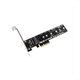 Asus Accessory Hyper M.2 X4 Mini Card M.2 to 32Gbit/s with PCIE slot flexibility