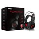 MSI Gaming Headset with Microphone, Enhanced Virtual 7.1 Surround Sound, Intelligent Vibration System (DS502)