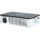 AAXA P300 Portable Projector, 1280x800 WXGA HD Resolution, 400 Lumens, Onboard Battery, 15,000 Hour LED, Media Player, DLP