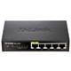 D-Link DES-1005P 5-Port 10/100 Unmanaged Metal Desktop Switch with 1 PoE Port - 5 Ports - 1 x POE - 4 x RJ-45 - 10/100Base-TX - PoE Ports - Desktop, Wall Mountable