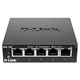 D-Link DES-105 5-Port 10/100 Unmanaged Metal Desktop Switch - 5-Port 10/100 Unmanaged Metal Desktop Switch