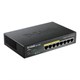 D-Link DGS-1008P 8-Port Gigabit Metal Desktop Switch with 4 PoE Ports - 8 Ports - 4 x POE - 4 x RJ-45 - 10/100/1000Base-T - Desktop