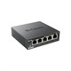 D-Link DGS-105 5 Port Gigabit Unmanaged Metal Desktop Switch - 5 Port Gigabit Unmanaged Metal Desktop Switch