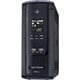 CyberPower 1000VA BRG1000AVRLCD UPS with 600W, AVR, LCD, and 2.1 USB Charging - 1000 VA/600 W - 120 V AC - 1 Minute - Mini-tower - 1 Minute - 10 x NEMA 5-15R - Overload