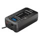 CyberPower EC650LCD Ecologic 650VA/390W Energy Efficient LCD Desktop ECO UPS - 650 VA/390 W - Desktop - 8 Minute Half Load - 8 x NEMA 5-15R