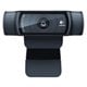 Logitech C920 Webcam - 30 fps - Black - USB 2.0 - 1920 x 1080 Video - Auto-focus - Widescreen - Microphone