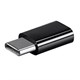 Monoprice USB-C Male to Micro B Female Adapter, Black