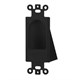 Reverse Nose Decora Plate, Black