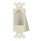 Reverse Nose Decora Plate, Lite Almond