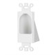 Reverse Nose Decora Plate, White