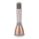 K068 KTV Karaoke Wireless Microphone with Mini Bluetooth Mic & Speaker Gold