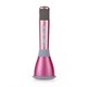 K068 KTV Karaoke Wireless Microphone with Mini Bluetooth Mic & Speaker Pink