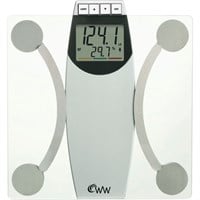 Weight Watchers Glass Body Analysis Scale - 400 lb / 180 kg Maximum Weight Capacity - Glass