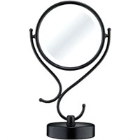 Conair Reflections Home Vanity Fluorescent Collection Mirror - Round8" Diameter - Matte Black