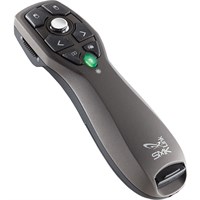 SMK-Link RemotePoint Sapphire Presenter with Bright Green Laser - Laser - Wireless - Radio Frequency - USB - Scroll Wheel - Symmetrical