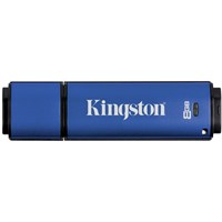 Kingston 8GB DataTraveler Vault Privacy 3.0 USB 3.0 Flash Drive - 8 GB - USB 3.0 - Encryption Support, Password Protection