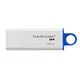 Kingston 16GB DataTraveler G4 USB 3.0 Flash Drive - 16 GB - USB 3.0 - Blue, White