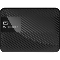 WD My Passport X 2TB portable gaming drive for Xbox One (USB 3.0) - USB 3.0 - Portable - Black WDBCRM0020BBK-NESN