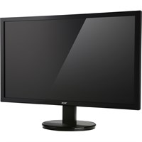 Acer K242HQL 23.6" LED LCD Monitor - 16:9 - 5 ms - 1920 x 1080 - 16.7 Million Colors - 300 Nit - 100,000,000:1 - Full HD - Speakers - DVI - VGA - Black - MPR II