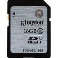 Kingston 16 GB SDHC - Class 10/UHS-I (U1) - 45 MB/s Read