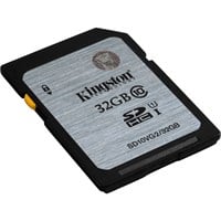 Kingston 32 GB SDHC - Class 10/UHS-I - 45 MB/s Read - 10 MB/s Write1 Pack