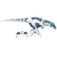 WowWee Roboraptor, Blue - Robotic Raptor- Remote Control - Head Neck Tail Actions - Walk Run Turn Pull - Connect to Smart Device - Touch Sensor