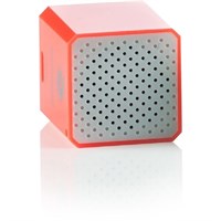 WowWee Groove Cube Shutter - Salmon - 1 Inch Cube Speaker - Building Bluetooth and Remote Shutter Connect to Smart Device - Hand Free Phone Calls - Connect up to 32 Feet