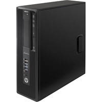HP Z240 Small Form Factor Workstation - 1 x Processors Supported - 1 x Intel Core i7 i7-6700 Quad-core (4 Core) 3.40 GHz - Black - 8 GB RAM - 64 GB Maximum RAM - DDR4 SDRAM - 4 x Memory Slots