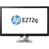 HP Business E272q 27" LED LCD Monitor - 16:9 - 7 ms - 2560 x 1440 - 350 Nit - 5,000,000:1 - WQHD - HDMI - VGA - DisplayPort - USB - 55 W - Black, Silver
