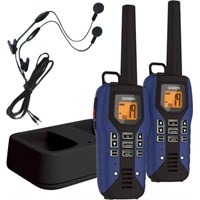 Uniden GMR5095-2CKHS Submersible Two Way Radio with Charger and Headset - 22 x GMRS/FRS - 264000 ft