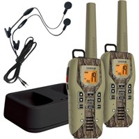 Uniden GMR5088-2CKHS Camo Submersible Two Way Radio with Charger and Headset - 22 x GMRS/FRS - 264000 ft