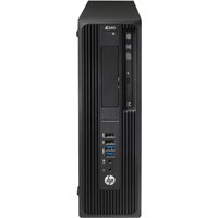 HP Z240 Small Form Factor Workstation - 1 x Processors Supported - 1 x Intel Xeon E3-1240 v5 Quad-core (4 Core) 3.50 GHz - Black - 16 GB RAM - 64 GB Maximum RAM - DDR4 SDRAM - 4 x Memory Slots