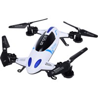 MYEPADS Toy Drone Vehicle - 2.40 GHz - Battery Powered - 0.25 Hour Run Time - 328.08 ft Operating Range - 4 Channel - RF