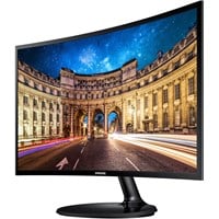Samsung C27F390 27" LED Curved LCD Monitor - 16:9 - 4 ms - 1920 x 1080 - 16.7 Million Colors - 250 Nit - 3,000:1 - Full HD - HDMI - VGA - 25 W - Black
