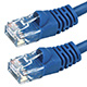 Monoprice Cat6 Ethernet Patch Cable - Snagless RJ45, Stranded, 550Mhz, UTP, Pure Bare Copper Wire, 24AWG, 7ft, Blue