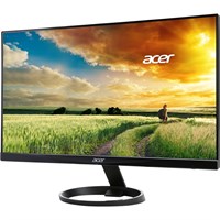 Acer R240HY 23.8" LED LCD Monitor - 16:9 - 4 ms - 1920 x 1080 - 16.7 Million Colors - 250 Nit - 100,000,000:1 - Full HD - Speakers - HDMI - VGA - Black - MPR II