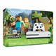 Microsoft Xbox One S 500GB Minecraft Favorites Console Bundle - Robot White