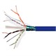 Monoprice Entegrade Series Cat6 Ethernet Bulk Cable, Solid, 550MHz, F/UTP, CMP, Plenum, Pure Bare Copper Wire, 23AWG, 1000ft, Blue