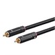 Monoprice Onix Series Digital Coaxial Audio/Video RCA Subwoofer CL2 Rated Cable, RG-6/U 75-ohm 6ft