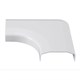 Monoprice 90-Degree Corner for Aluminum Raceway, White