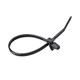 Monoprice Winged Push Mount Cable Ties 3.6 x 150mm 100pcs, Black(Limit 20 per Customer)