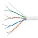 Monoprice Entegrade Cat6A Ethernet Bulk Cable - Solid, 550Mhz, UTP, CMP, Plenum, Pure Bare Copper Wire, 10G, 23AWG, 1000ft, White