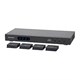 Blackbird 4K 4x4 HDMI Matrix Extender with 4 Receivers, PoC, IR, EDID