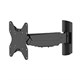 Monoprice Smooth Series Full-Motion Articulating TV Wall Mount Bracket - For TVs Up to 55in, Max Weight 66lbs, Extension Range of 2.4in to 15.2in, VESA Up to 400x400, Rotating , Height Adjustable