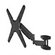 Smooth Series Black Medium Extended Reach Full-Motion TV Wall Mount Bracket