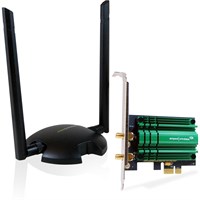 Amped Wireless PCI20E High Power AC1200 Wi-Fi PCI-E Adapter - Extreme Range, 500mW amplifiers, High Gain Antennas 802.11ac, PCIe Interface, Magnetic Antenna Stand